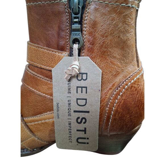 Bed-Stu Oak Tree Farms Bady Women's 6.5 Hand Crafted Leather Steampunk Boots - Picture 8 of 13